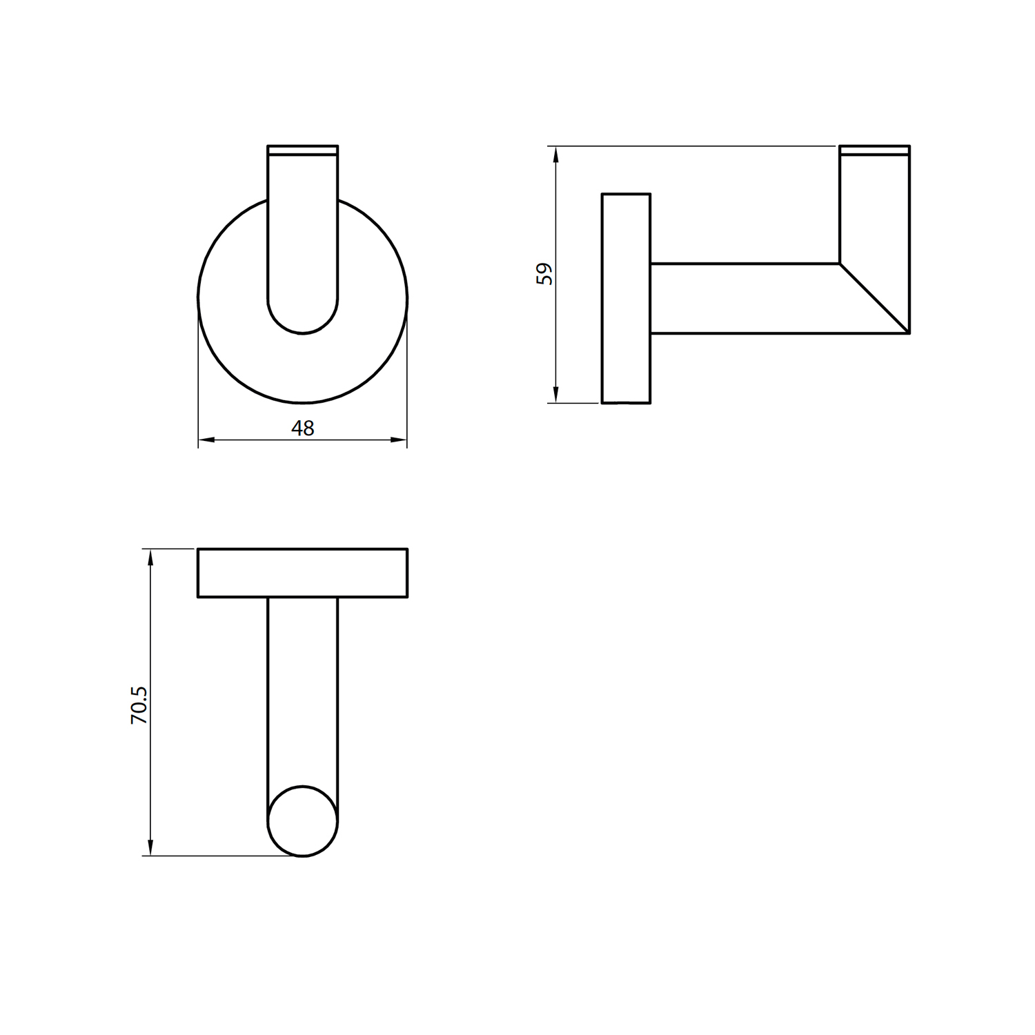 Vellamo Reveal Robe Hook