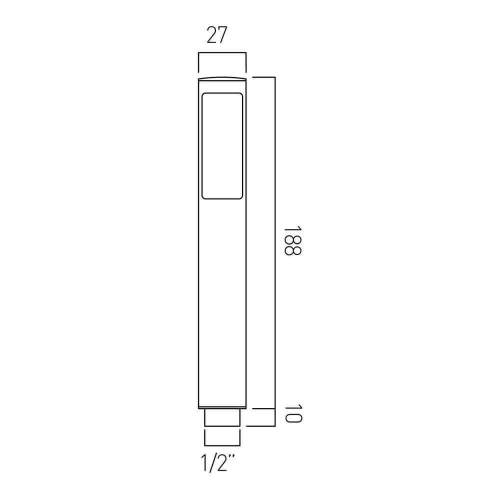 Vado Zoo Single Function Shower Handset