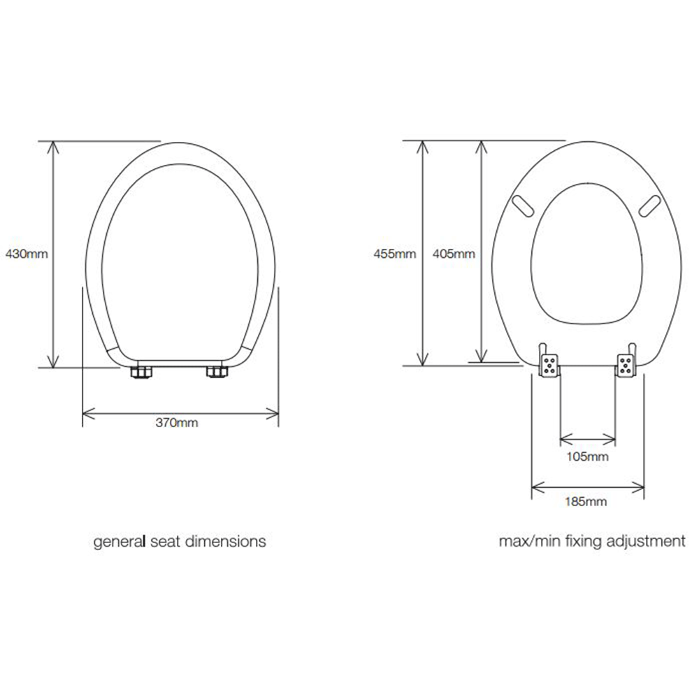 Roper Rhodes Elite Anti-Bacterial Soft Close Toilet Seat