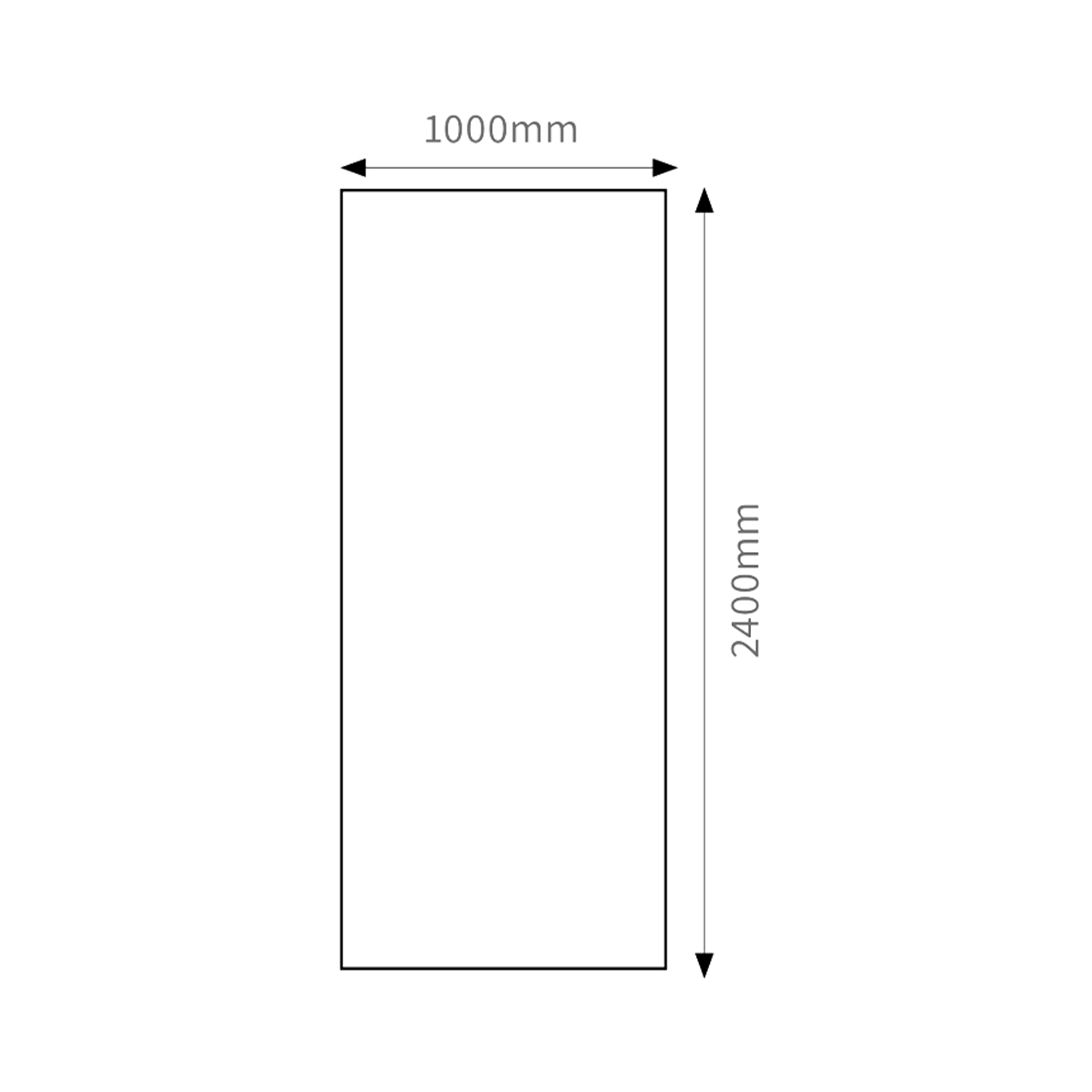 Drench Naturals White Granite PVC Waterproof Bathroom Wall Panel - 1000 x 2400mm