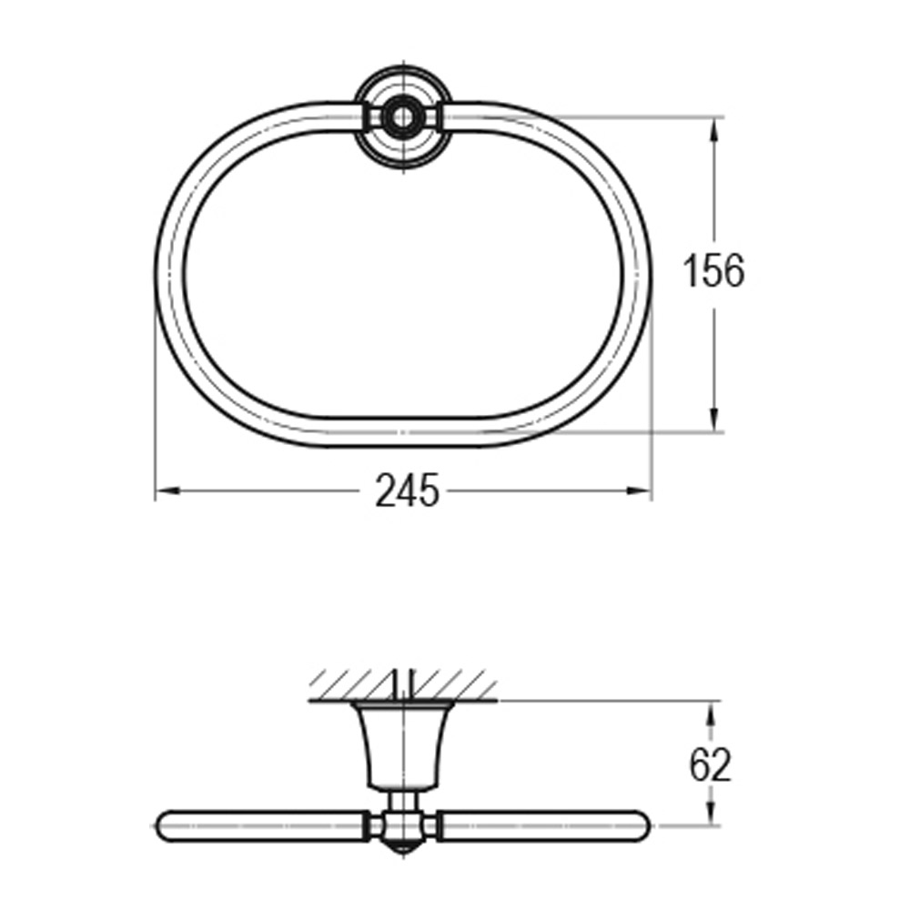 Flova Liberty Towel Ring