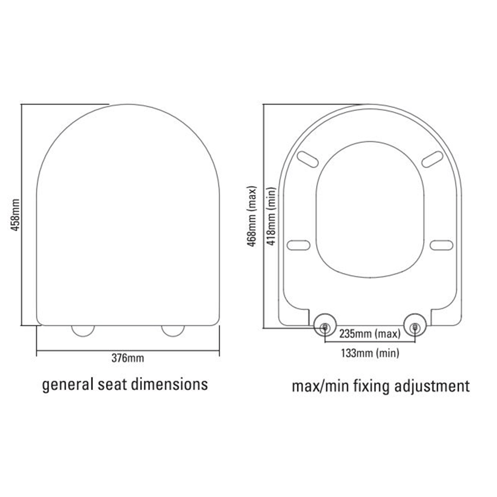 Roper Rhodes Define Anti-Bacterial Soft Close Toilet Seat