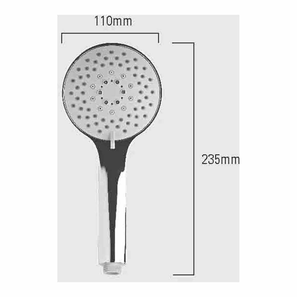 Roper Rhodes Round Air-Drive 5 Function Shower Handset