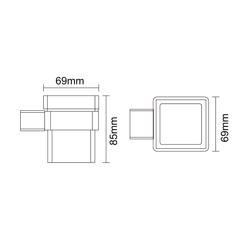 Harbour Status Matt Black Single Tumbler