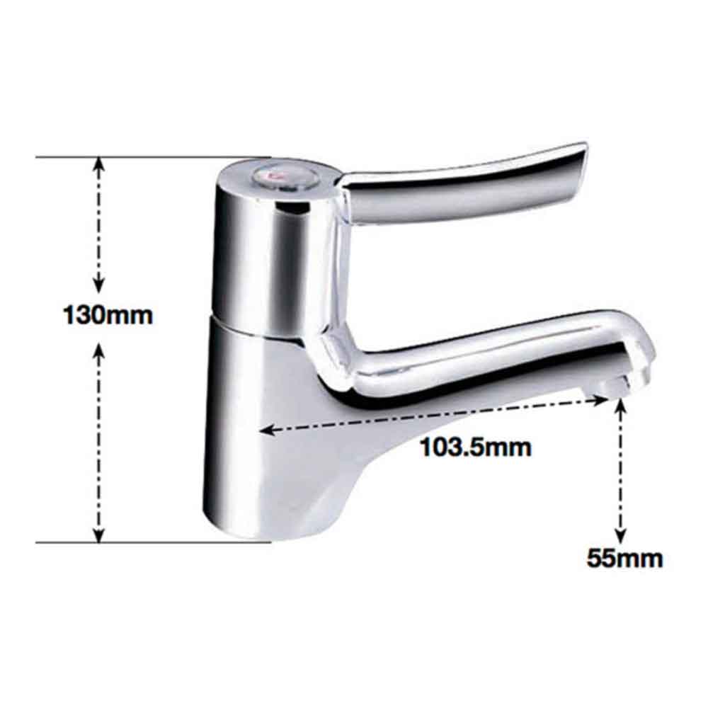 Sagittarius Contract Lever Sequential Control Basin Mixer