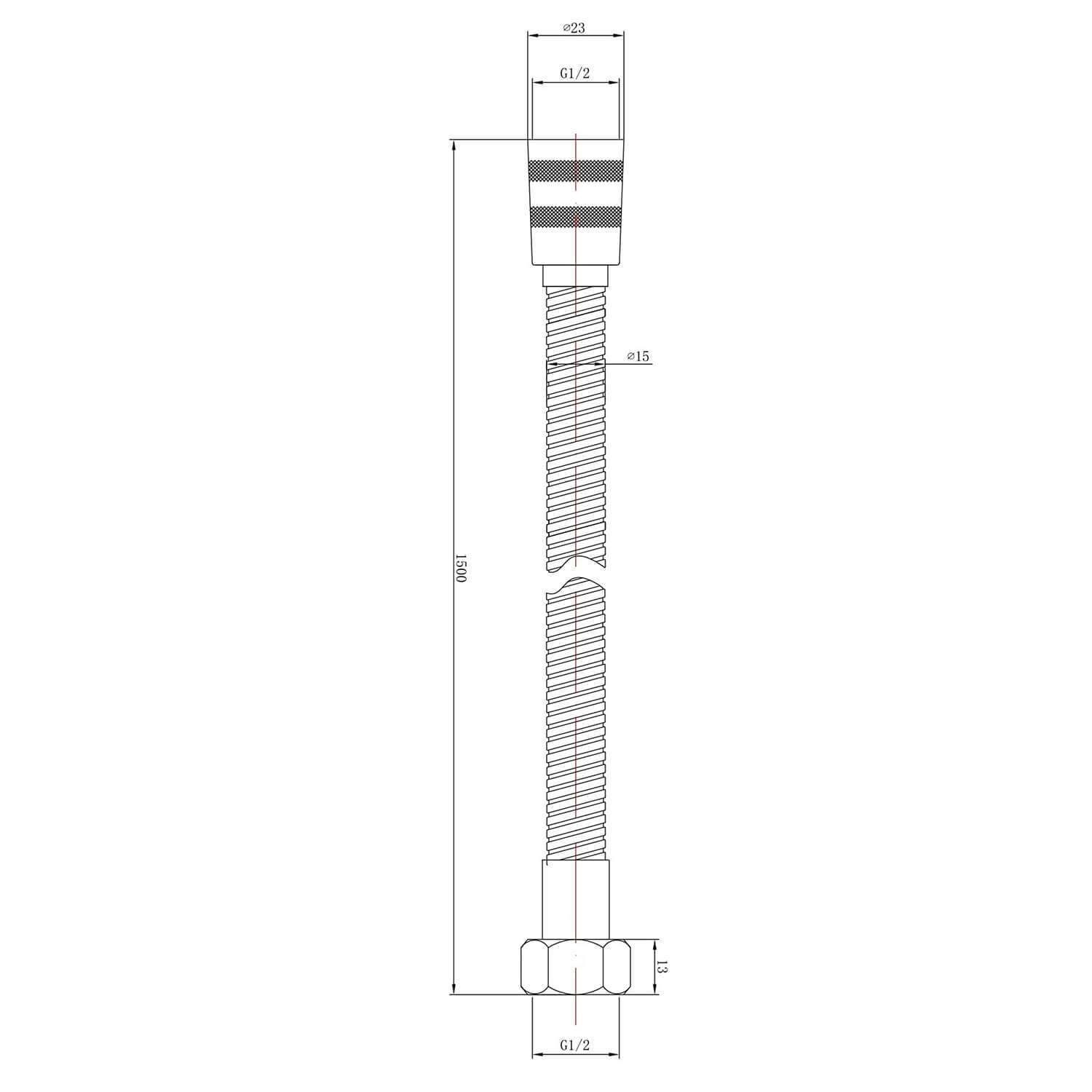 nuie 1.5m Shower Flex