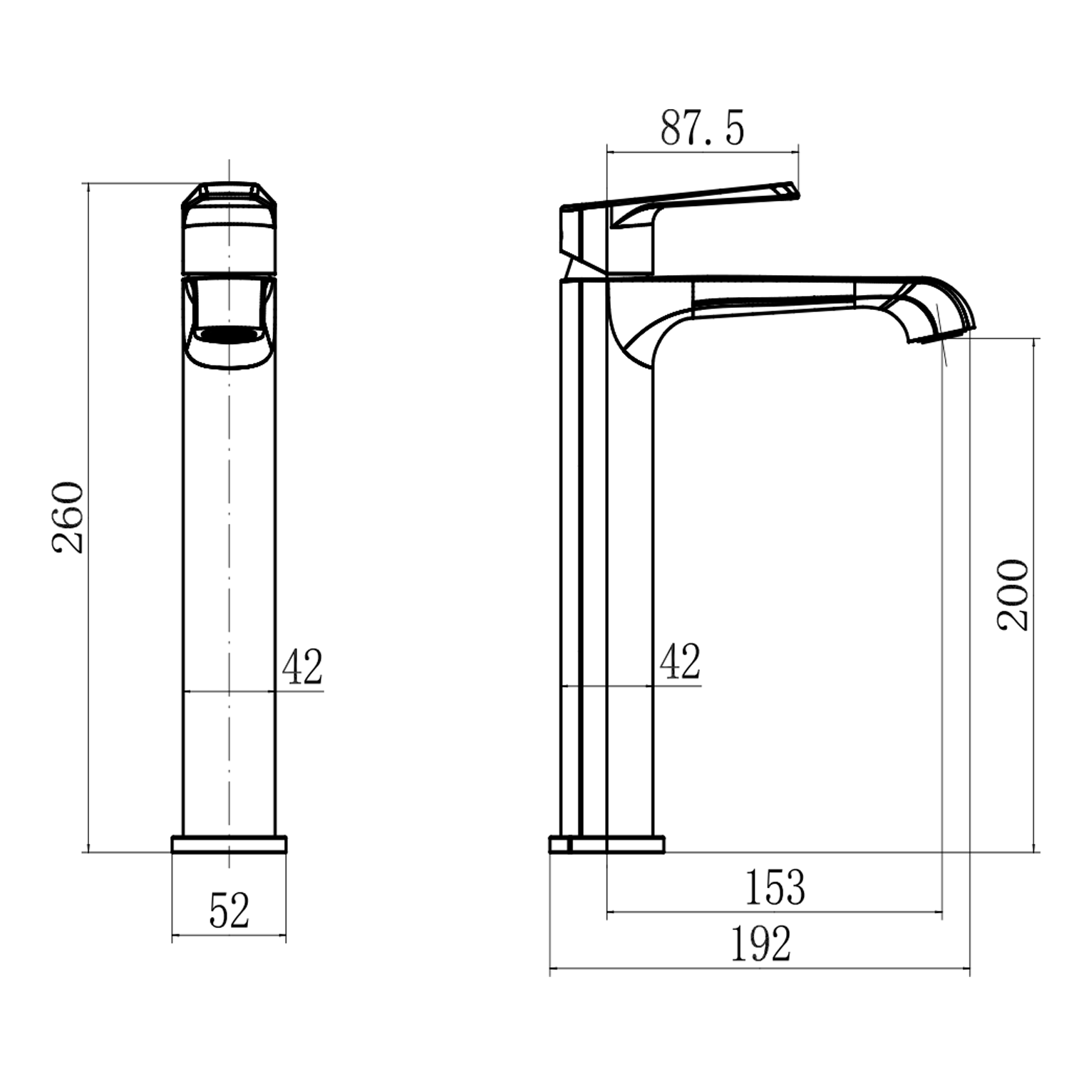 Harbour Essence Tall Mono Basin Mixer Tap