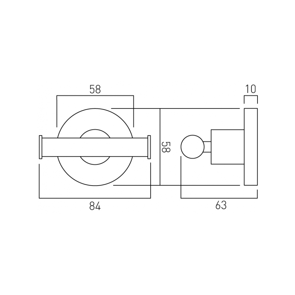 Vado Elements Robe Hook